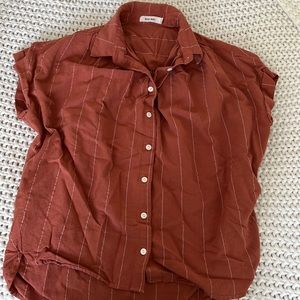 Mod Ref button up shirt S